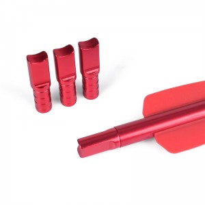 R9 EK Bogenschießen Einfügen Aluminiumpfeilnolen für Bogenschießen Crossbow Pfeil-Jagd