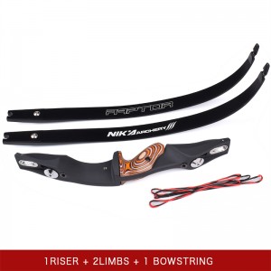 Nika Bogenschießen 220053 60 Zoll Recurve Bug mit 17 -Zoll -Ilf Rh/lh Riser Target Sport Shooting&hunting