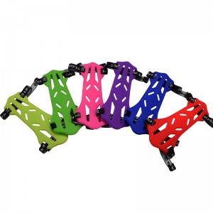 Elong Outdoor 44AG03 Armschutz Weichgummi doppelt mit Bogenschießen Pfeile Schießen Kunststoffschutz