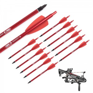 Nika Bogenschießen 113173-02 7,5 Zoll Aluminium Armbrustschraube für Cobra Adder/R9/RX Crossbow Jagd