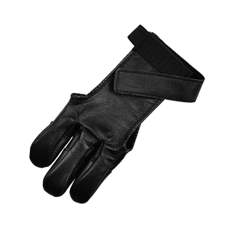 Elong Outdoor 42ft03 Fingerhandschuh für Recurve Bow Black Color Bogenschießen Schießen Fingerschutz