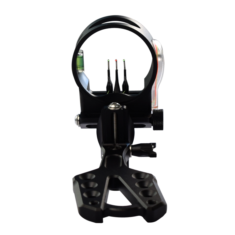 Nika Bogenschießen 260002-BK 3pin Bogen Anblick für Bogenschießen Compound Bow Sight Jagd