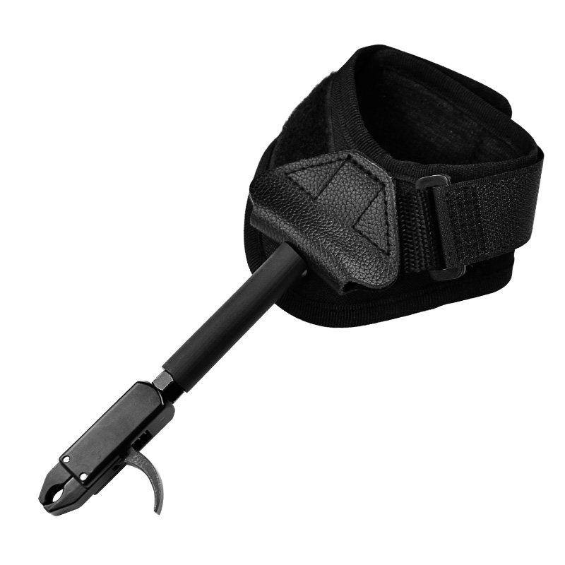 Elong Outdoor 42RA02 Bremssattel Release Black Erwachsene Trigger Handgelenkband Bogenschießen Compound Bow Zubehör