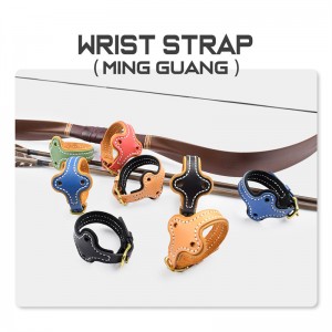 Elongarrow 420030 Handgelenkband für Bogenschießen Daumenrüstung