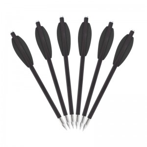 Elongarrow 119612-04 Pistolen-Armbrustschrauben mit 2pcs schwarzer Farbpfeil-Pfeil Schaufel