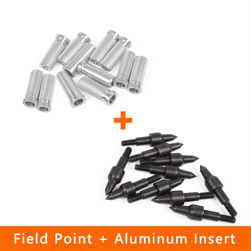 Pfeilköpfe und Aluminiumeinsatz für DIY -Pfeile