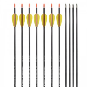 CX-7 ID4,2-mm-Pfeile aus reinem Carbon mit 2